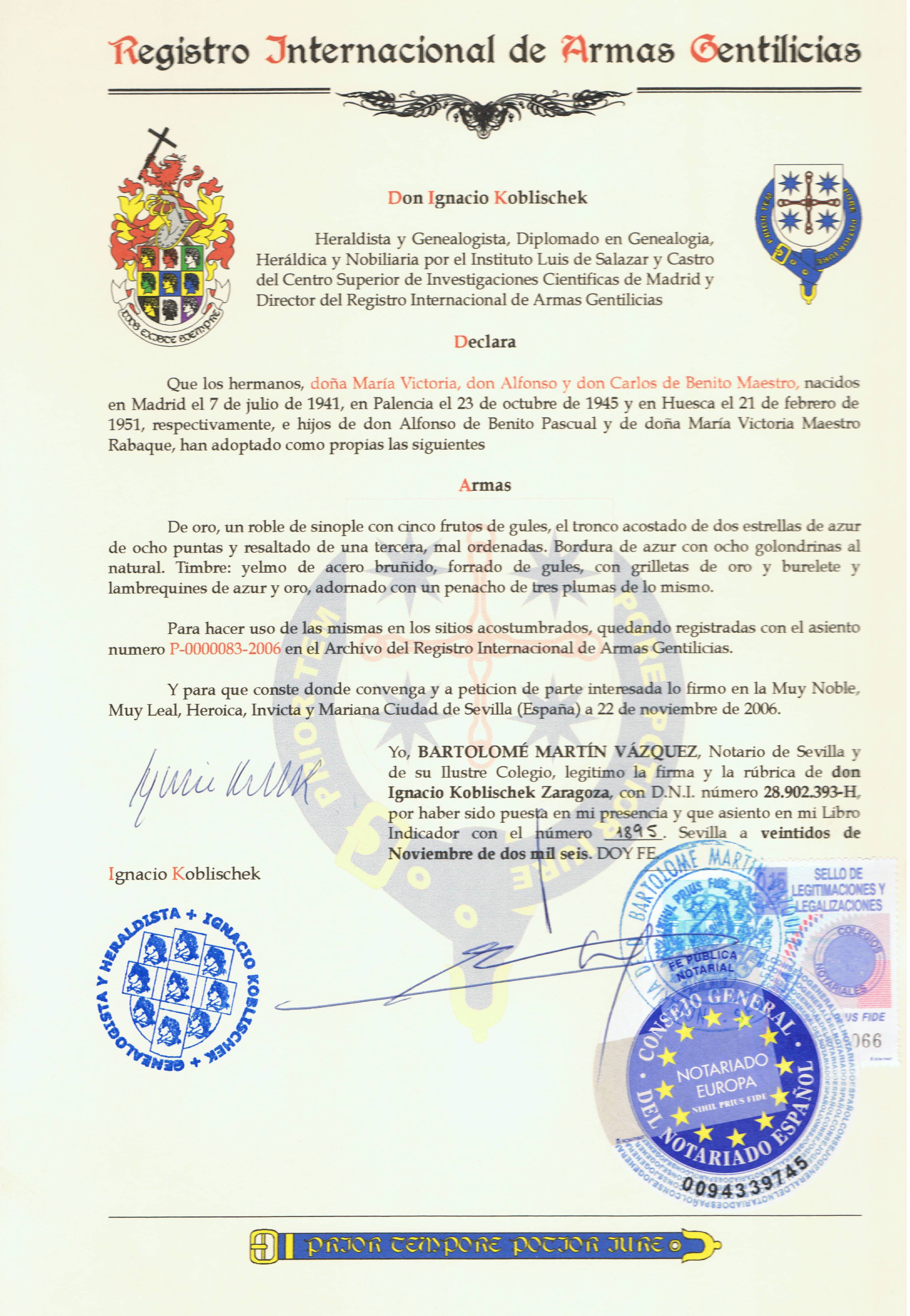 Registro de Armas